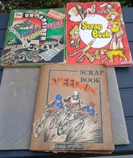 Collection Of Vintage 1930's To 1950's Speedway Motorcyle Racing Scrap Books