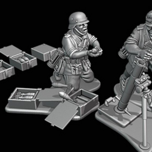Afrika korps 81mm mortar - korps,
