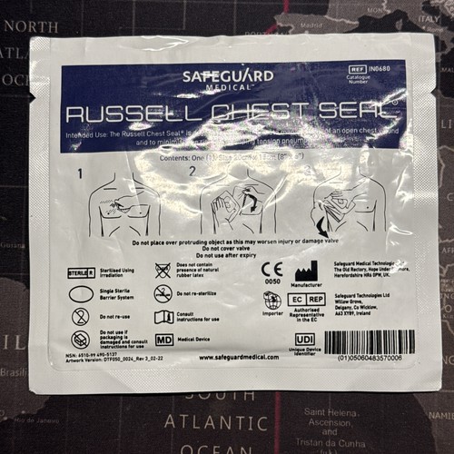 Russell chest seal trauma - chest,