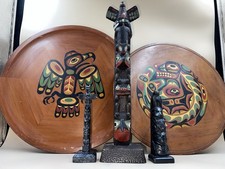 Canadian Boma Totem Poles Tray