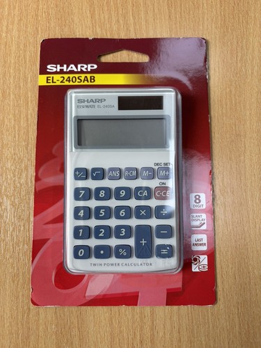 Sharp 240sab calculator - sharp, el-240sab