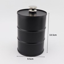 25oz Liquor Hip Flask Vodka Oil Drums Bottle Whisky Stainless Steel Durable 
