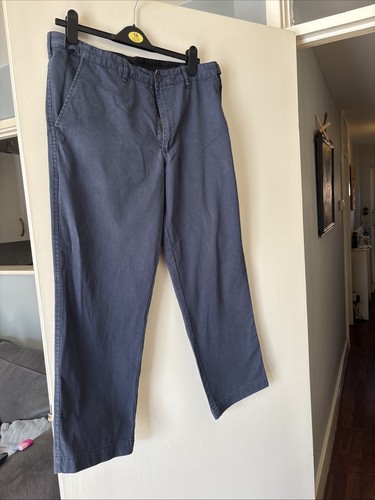 Mens bhs navy trousers 32in - bhs,