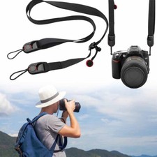 Adjustable Camera Nylon Long Lanyard Camera Neck Strap Shoulder Strap Sling Clip