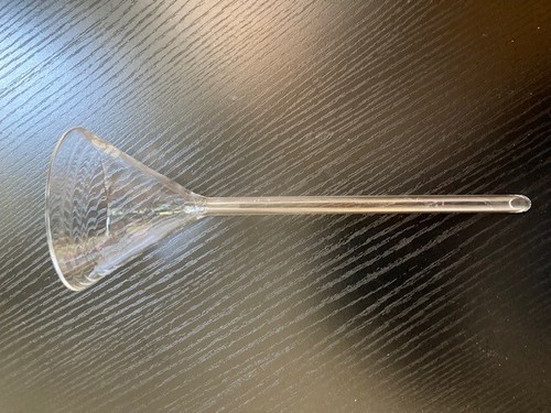 Long stem glass funnel mm - long,