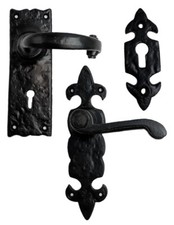 Traditional Black Antique Door