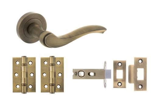 Door handle set matt - handle,