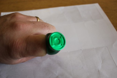 Green lantern plastic - green,