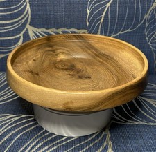 Hand Turned Walnut Wooden Bowl