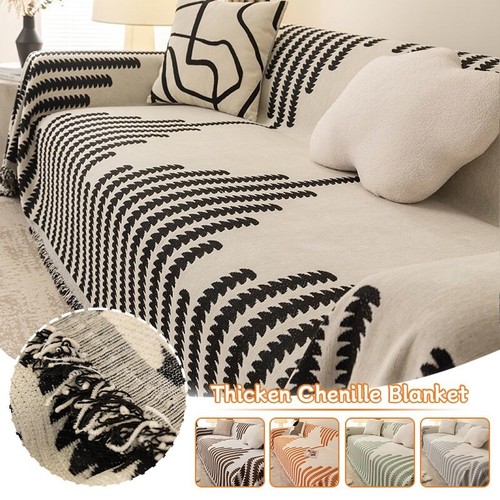 Chenille sofa towel couch - chenille,