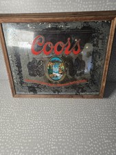 Vintage Coors Beer Mirror