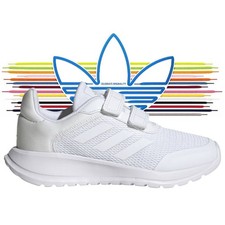 ADIDAS KIDS TENSAUR RUN 2.0 CF K WHITE JUNIOR CHILD GIRLS BOYS NEW IN BOX BNIB
