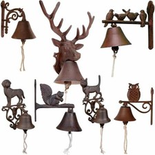 Cast iron doorbell front - iron,