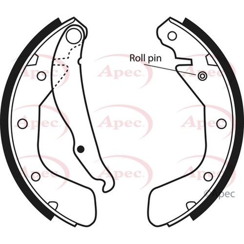 Brake shoes set - shoes, vauxhall