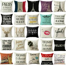 Cushion Cover Funny words