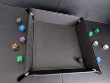Foldable Leather PU Dice Tray