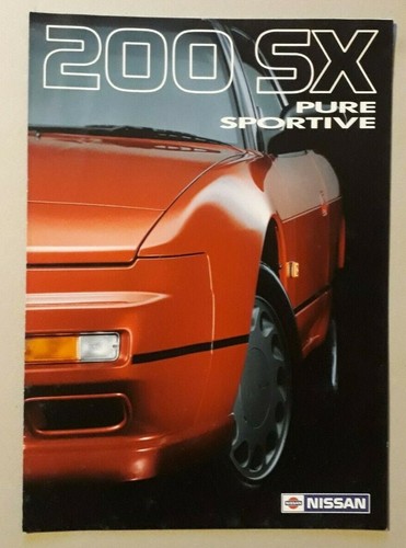 Nissan 200 brochure 1989 - nissan, sx
