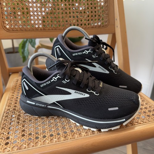 Womens brooks black - ghost, 14