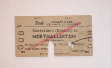 Railway Ticket BTC Sunderland