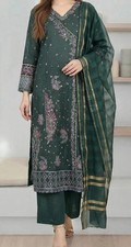3 Piece Stitched Asian Dress