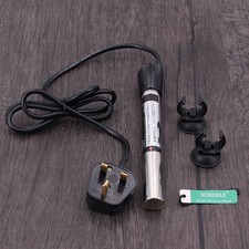 KIT Silver Aquarium Submersible Fish Tank Adjustable Water Heater 220v 50-500w