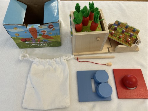 Montessori wooden playset - wooden,