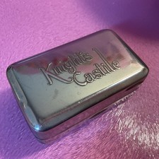 Antique Knight's Castile Travelling Hinged Soap Tin C1919 Advertising Great Prop
