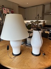 Pair designer lamps from - pair,