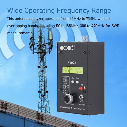 Swr antenna analyzer - antenna, aw07a
