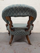 Victorian walnut low - walnut,