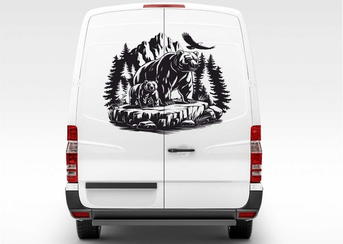 Car stickers bears - car,