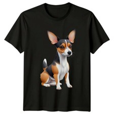 Cute Rat Terrier Dog Portrait