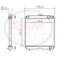 Radiator for GENERATORS 1 ton