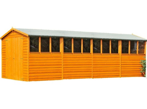 20x10 wooden garden shed apex - 20x10,
