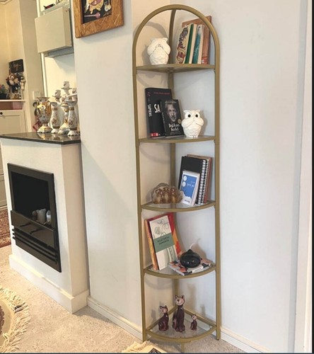 Tall corner bookcase - tall,