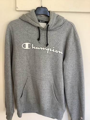 Champion grey hoodie size m - champion,