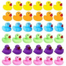 36 Pcs Mini Rubber Ducks, One