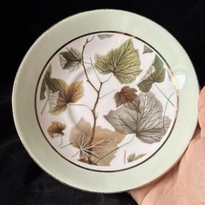Autumn Leaves Retro vintage Elizabethan Bone China Saucer
