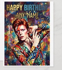 David bowie birthday - bowie, card