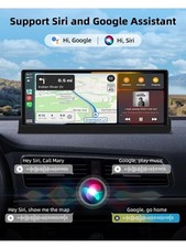 Wireless Apple & Android Carplay Auto Touch Screen 10.26" 1080p Reversing Camera