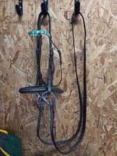  Leather Bridle, Bit & Reins. pony Size, Brown. (Ref:146Y)