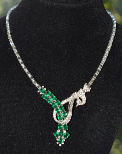 Vintage signed mazer green and - signed,