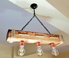 VITA-Wooden Ceiling Light With