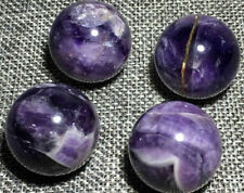 Chevron Amethyst Crystal Ball Sphere Semiprecious Natural Purple Quartz Stone