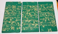 Vintage Christmas Green Table