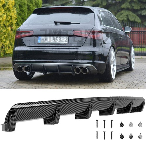 Carbon rear bumper - carbon, diffuser