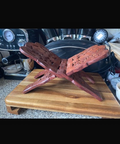 Rare vintage hand carved holy - vintage,