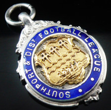 Sterling silver enamel pocket - sterling,