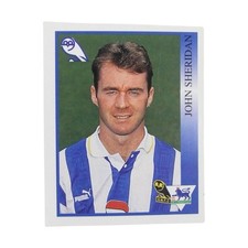 Merlin FA Premier League 1994 John Sheridan Sheffield Wednesday Sticker 366