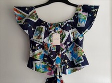 Oasis navy blue - oasis, print
